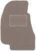 Beige Driver's Mat For: FSO Warszawa 223 / 224 / M20 Sedan, Station Wagon (1960-1973)