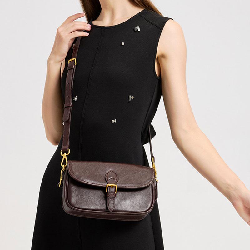 Genuine Leather Women's Bag Luxury Designer Crossbody Messenger Bags Women  Cowhide Shoulder Bag Female Handbags