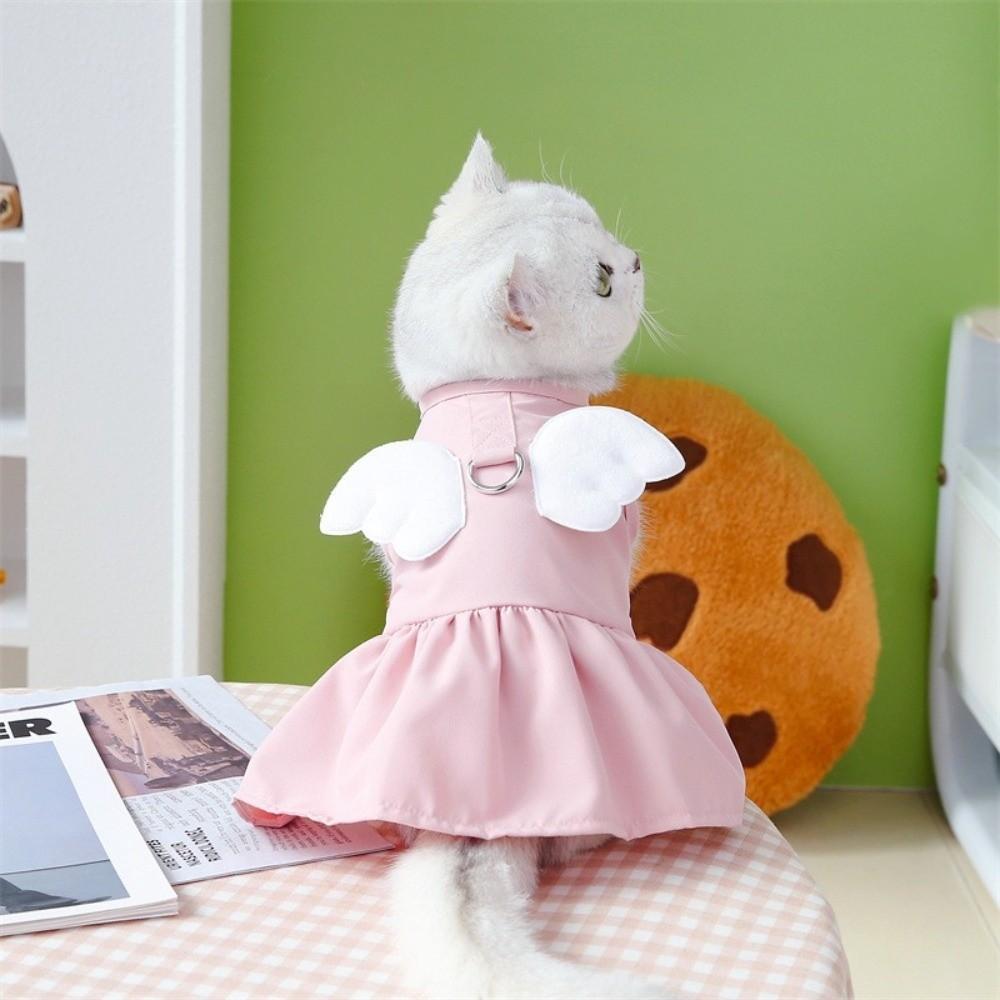 Adorable Dog Wings Skirt Comfortable Puppy Princess Dress Fashion Cat Vest Harness  Spring Summer