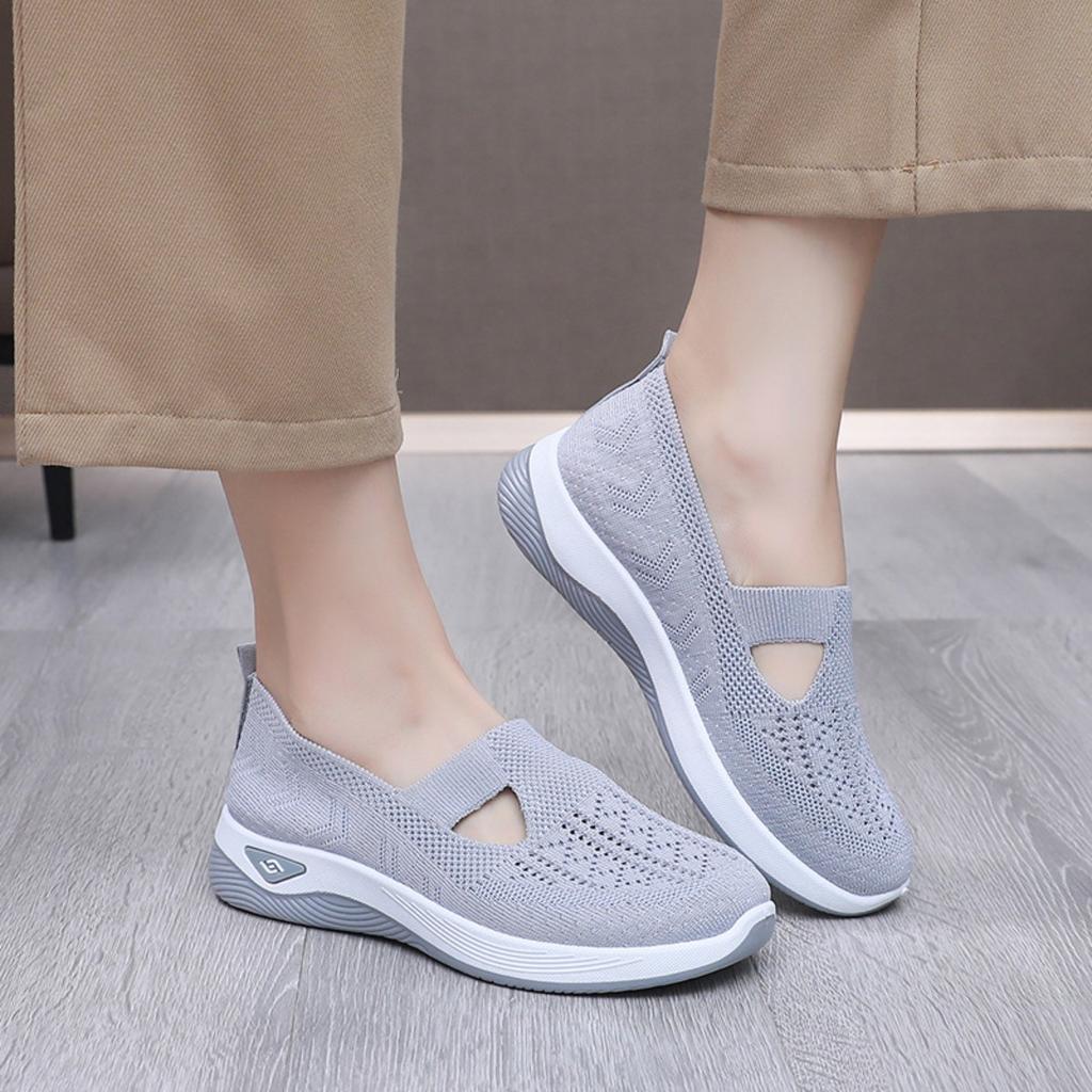 Ladies' Summer Breathable Casual Sports Shoes, Lightweight and Comfortable, Sports Shoes for One Foot, Perfect Choice for Outdoor Wear All Season