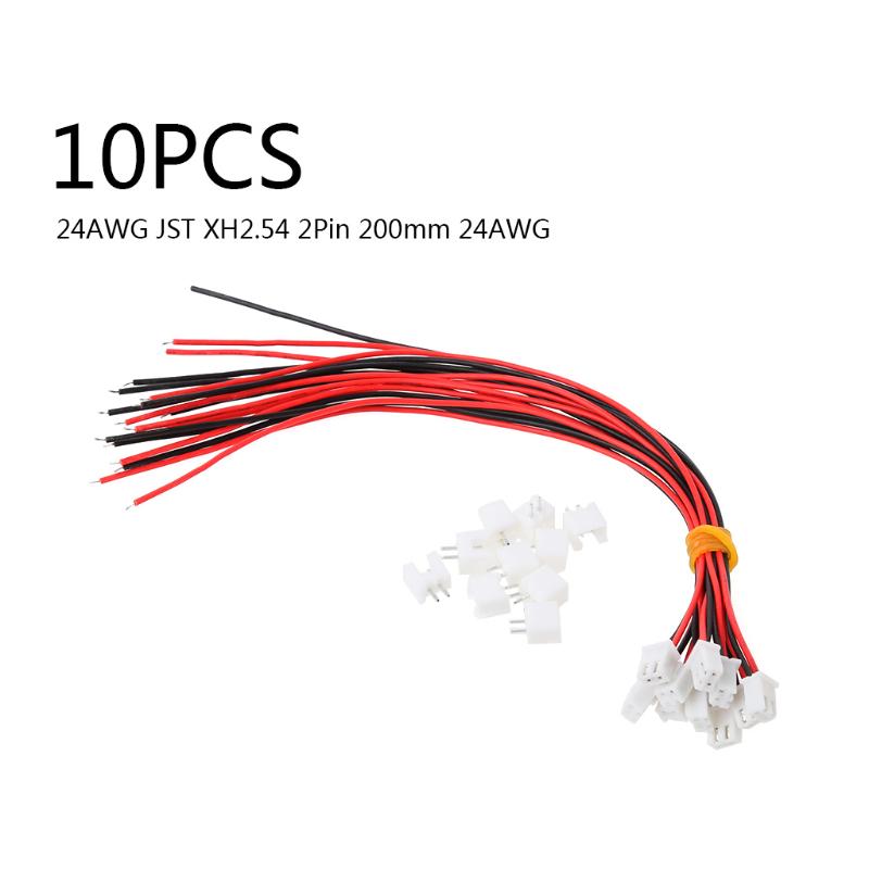 100Pcs XH2.54 2Pin Pitch Leads Header Socket Connector DIP 90 Degree Angle PCB
