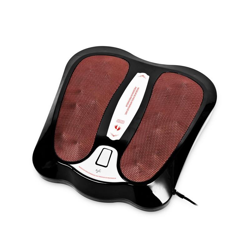 Yoghi - Mass Footblack– Noir - Masseur De Pieds Shiatsu – 18 Têtes – Chauffage Infrarouge – Surface Lavable – 32w