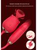 Women's Rose Flower Vibrator: 2nd/3rd Gen Tongue-Licking, Automatic Sucking & Telescopic Stick
