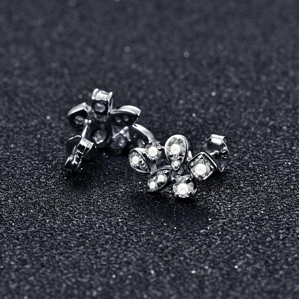 New Arrivals Moissanite Diamond 925 Sterling Silver Stud Earrings Passed Diamond Test Moissanite Fine Jewelry For Women Gift