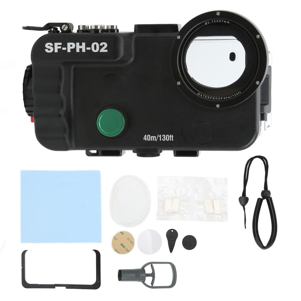 SFPH02 Waterproof Mobile Phone Case 40M Diving Phone Protective Housing Case for IPhone 1213 Pro