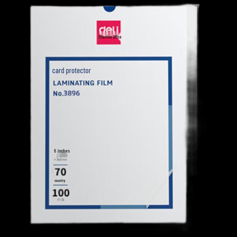 Deli 6-inch Photo Laminating Film