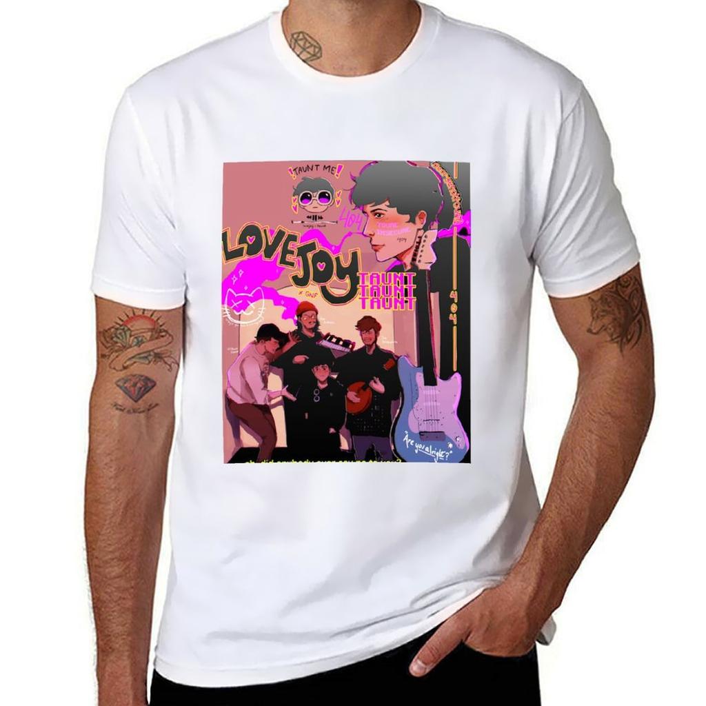 Lovejoy Band Tshirt Lovejoy Band Poster Lovejoy Band Sticker Tshirt Sports Casual Short Sleeve Cotton Tee