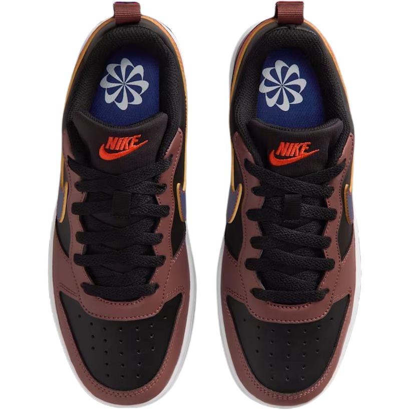 Nike Court Borough Low Recraft GS Black/Red Sepia/Team Orange/Deep Night Kids Sneakers IO6965-002