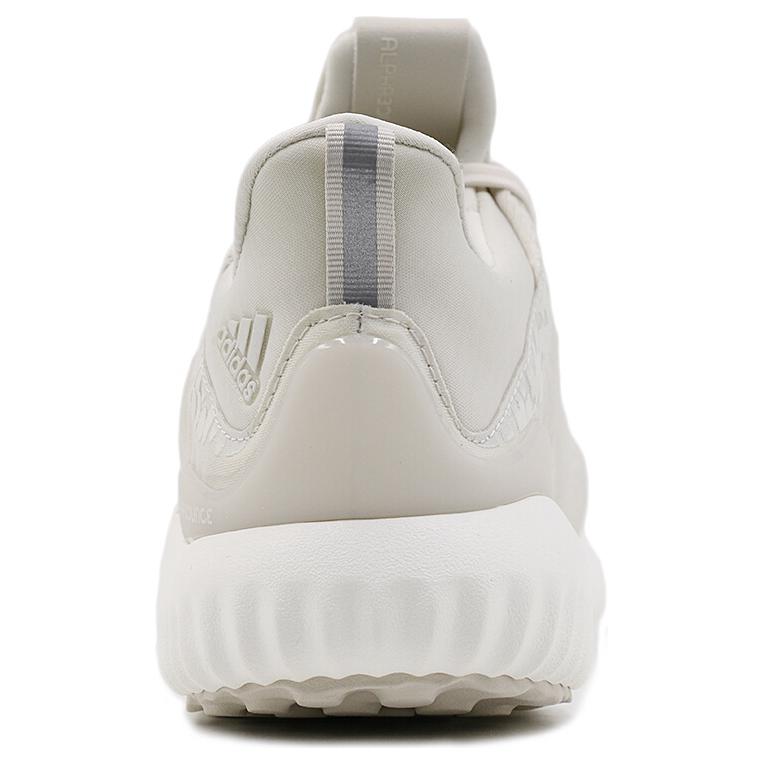 Adidas AlphaBounce Slip Resistant Abrasion Resistant Running Shoes Women's Ecru DA9568