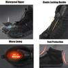 Schneestiefel wasserdichte Herren Winterschuhe Barfuß Stiefeletten Schneeschuhe Outdoor Wanderschuhe Fell warme Plüschstiefel