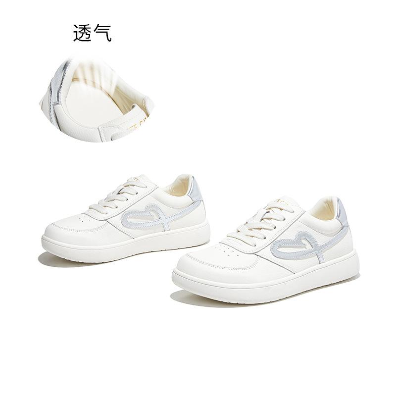 

Leather little white shoes women s spring new platform love women s shoes casual versatile board shoes women s platform heightening shoes 35