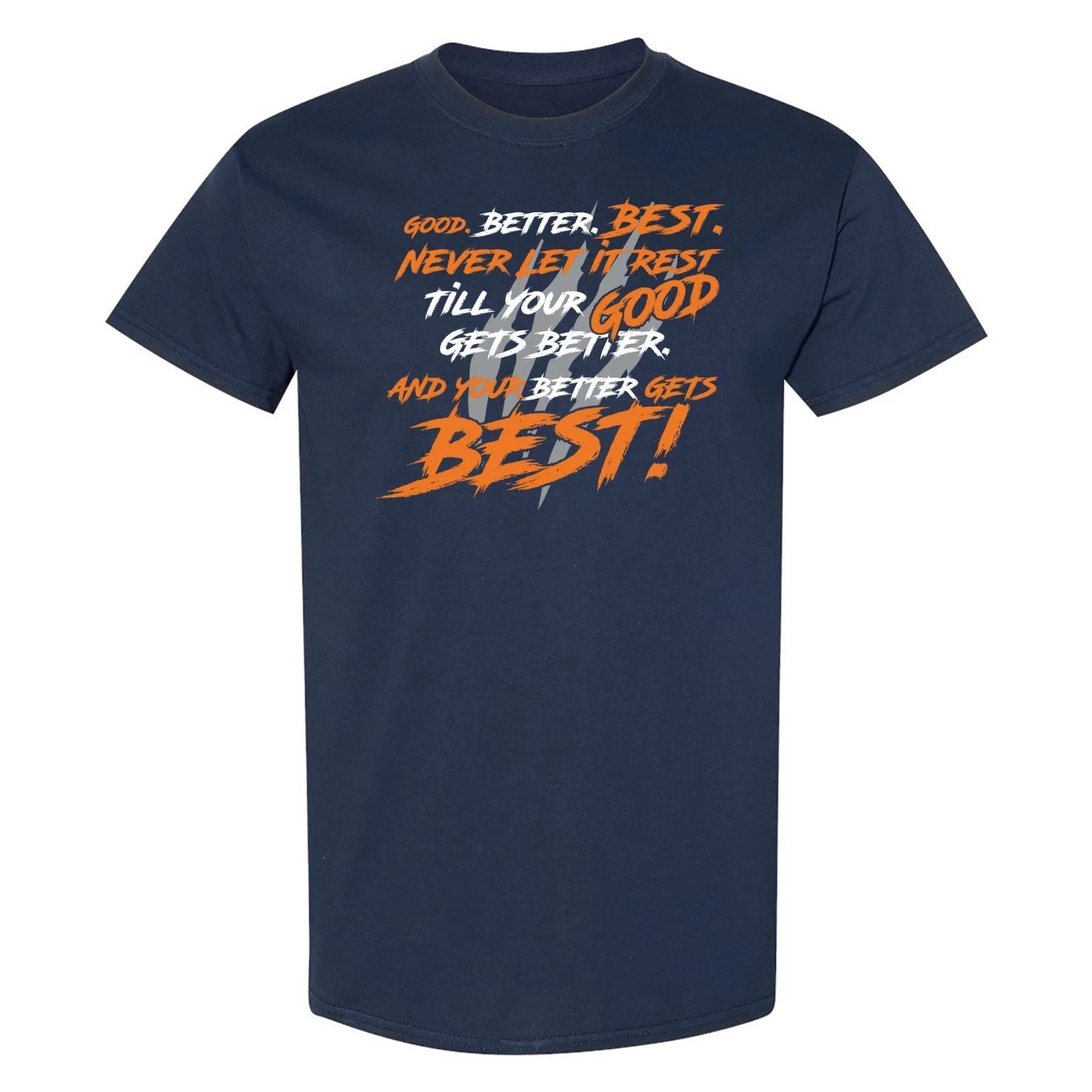 Good Better Best T-Shirt - Navy L