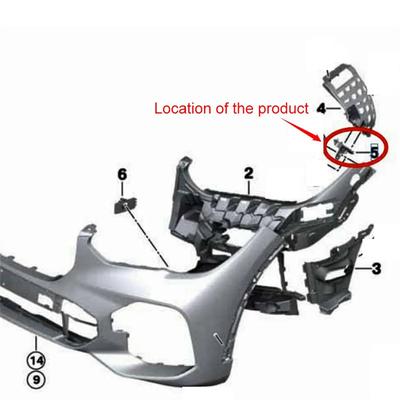 Staffa Inferiore Paraurti Anteriore Sinistro 51117421853 Per Bmw X5 2019-2024