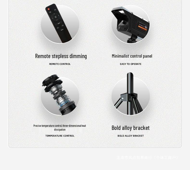 Pro LED Parabolic Softbox for Indoor Photography and Live Streaming