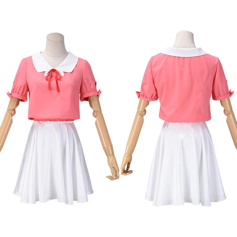 Anime Kanojo Okarishimasu Rent-a-girlfriend Mizuhara Ichinose Chizuru Chizuru Cosplay Wig Top Skirt Outfit Halloween Costumes