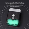 Mini Rechargeable Double-Head Waterproof Electric Shaver for Men - Portable Hair Remover for Travel