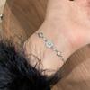 Zircon Flower Hand Chain For Women Light Luxury Styled For Gift Or Daily Wear