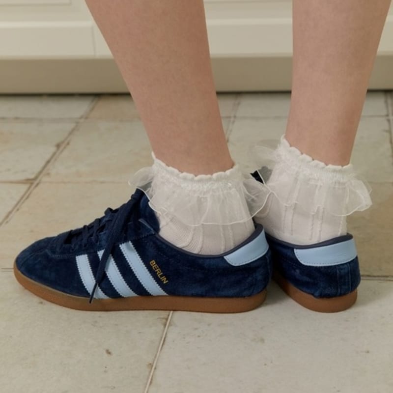 SOCKS APPEAL Short Frill White