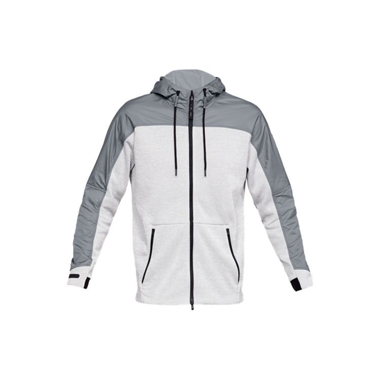 

Under Armour Breathable Training Hooded Jacket Men Jackets Steel 1320710-035 XL
