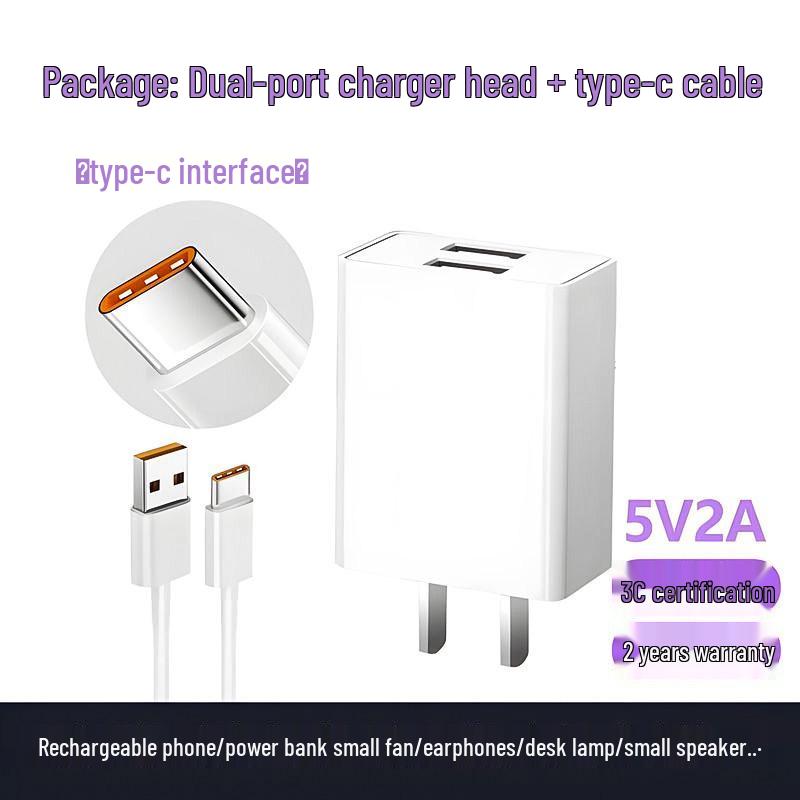 5V 2A Genuine Multi-Port USB Charger for Huawei, Xiaomi, Apple, and Android Phones
