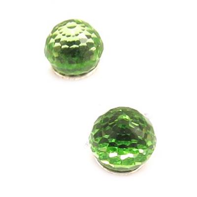 [C4982] - Silver BO 'Crystal Balls' Green