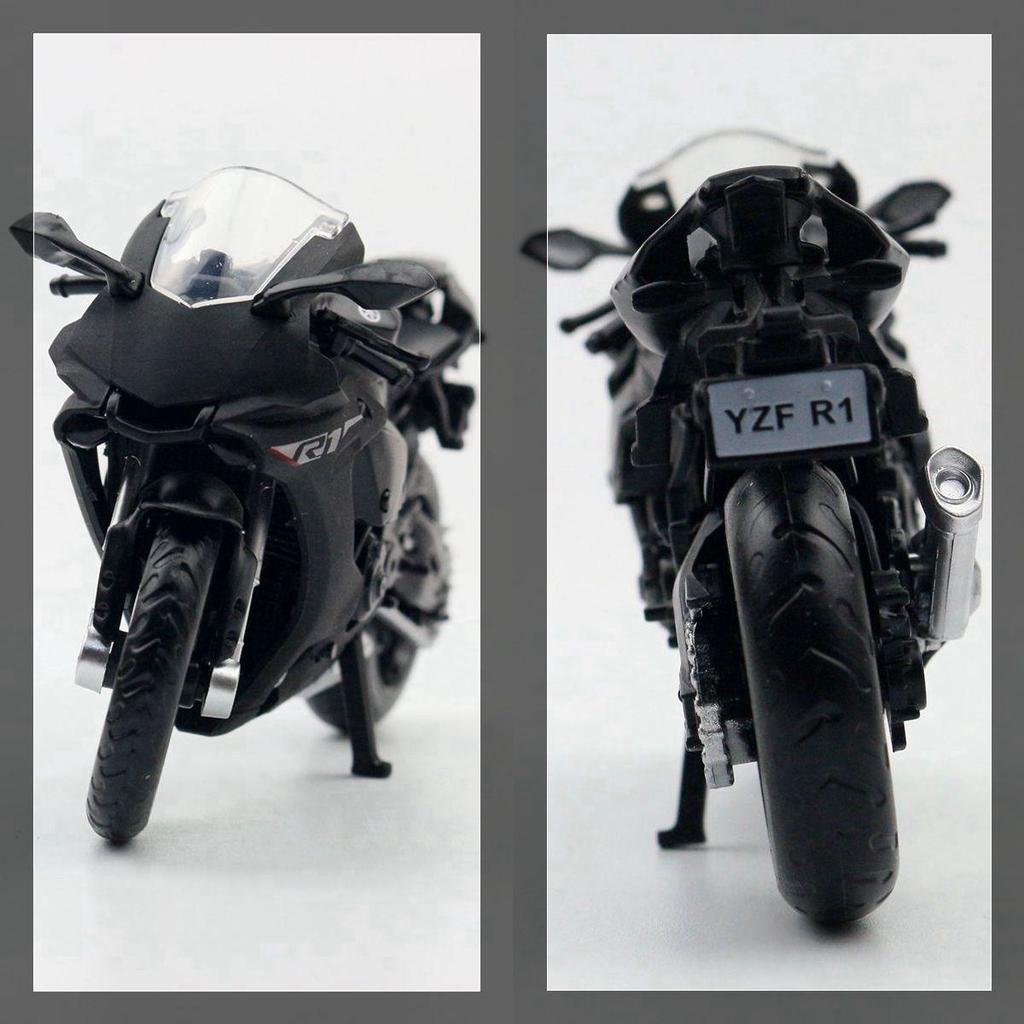 1/18 Scale Yamaha YZF-R1 Toy Motorcycle Diecast Metal Miniature Vehicle Model 1:18 Super Racing Collection Gift for Children Boys Kid