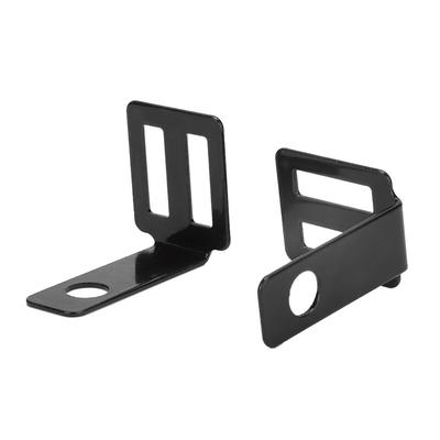 Universelle Metall Motorrad Blinker hinten Montagehalterung Lampenhalter (schwarz)