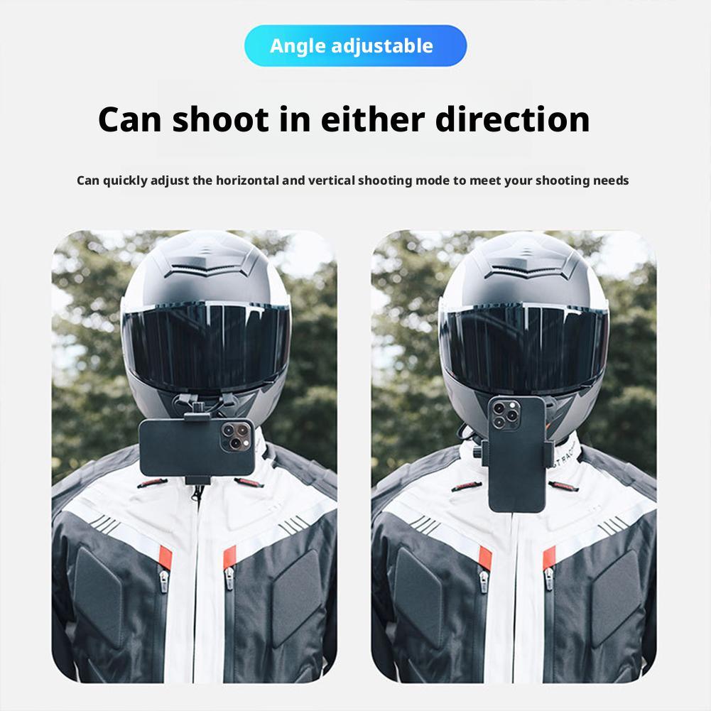 Helm-Kinn-Halterung für Motorradfahren, feste Sportkamera-Zubehörteile