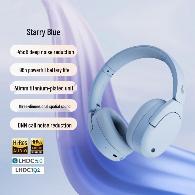 

EDIFIER W830NB Over-Ear Active Noise Cancelling Bluetooth Headphones