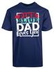 Pink Or Blue Dad Loves You New Mens Shirt Fathers Day Gift Gender Reveal Top Tee