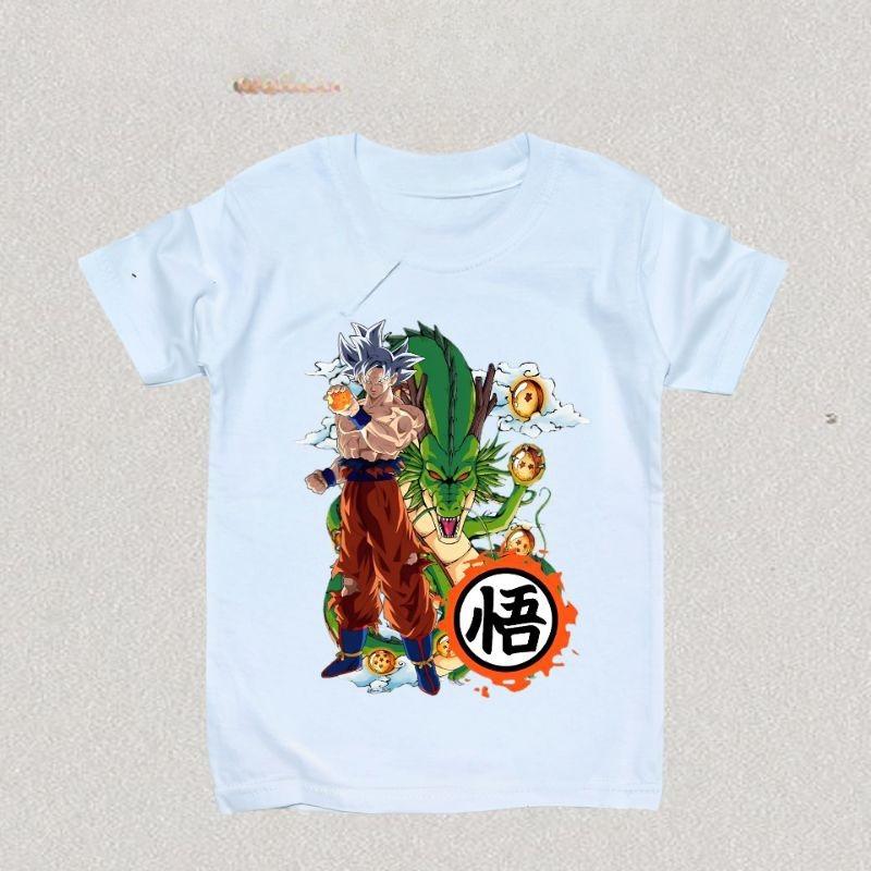 Japanese Animation Dragon Ball Retro Single-piece Animation T-shirt Summer New Retro Fashion Men's and Women's Streetwear