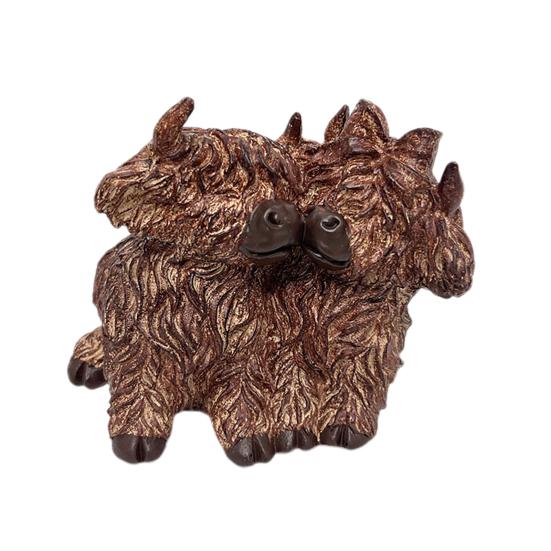 Alla hjärtans dag Höglandsboskap Figurin Harts Kärlekshjärta Höglandsboskap Staty Romantisk Gårdsbordsprydnad för Kök Trappstegshylla Heminredning