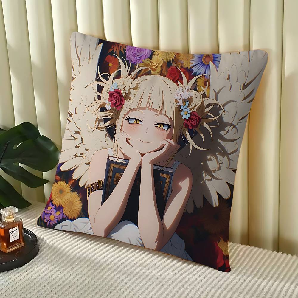 

Anime Himiko Toga Pillowcase Toon Gift Cushion Cover Bedroom Home Sofa Chair Seat Decor Pillow Case 16x16Inch