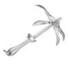 For Marine Yacht Folding Anchor Kayak Canoe 2.5KG/3.2KG Cast Aluminum Boat Folding Grapnel Anchor Docking Hardware