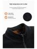 2025 Men's Plus Velvet Thickened Wool Coat - Autumn/Winter Style for Middle-aged and Elderly