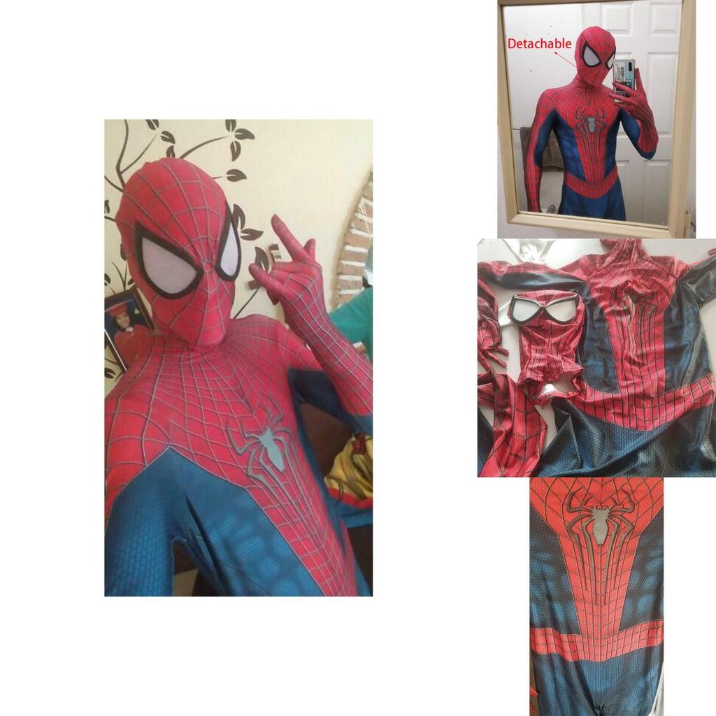 The Amazing Spider-man Cosplay Costume For Halloween Perfect Stitches Exquisite Workmanship