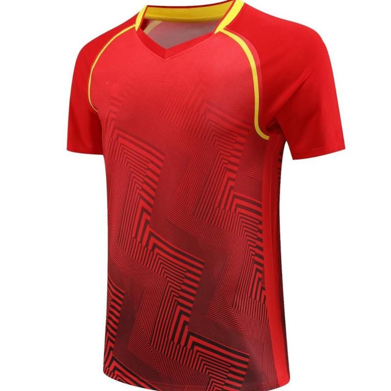 Quick-Dry Badminton Shirt Men Women Teens Lightweight Sport T-Shirt Team Uniform Custom Print