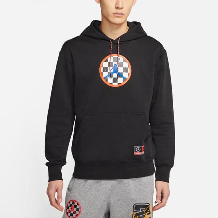 Jordan Sport DNA Logo Fleece Hoodie Men Sweatshirt Black CV2785-010