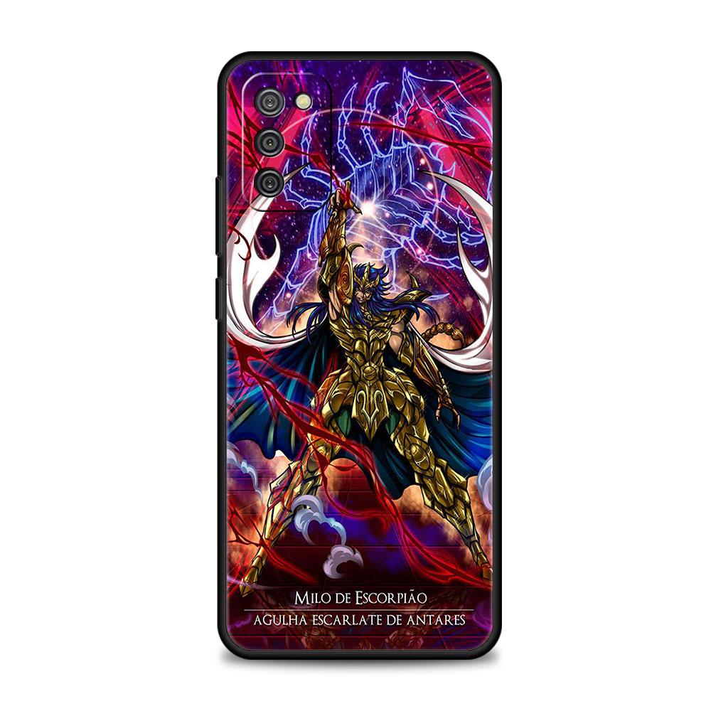 Phone Case For Samsung Galaxy A12 A52 A51 A13 A32 A21s A71 A31 A02s A30s A53 A72 A11 A73 Celular Funda Saint Seiya Anime