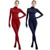 Spider-Man Fluoreszierender Zentai Halbkopf-Bodysuit Jumpsuit für Bühnenauftritt