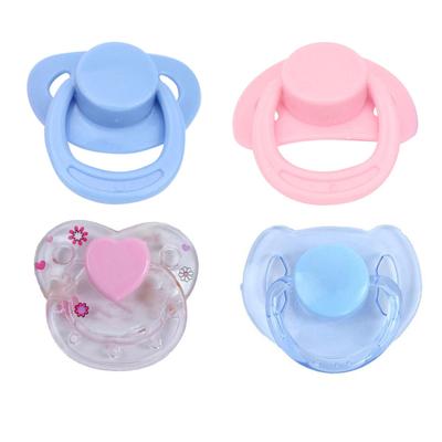 4PC New Dummy Pacifier For Dolls With Internal Magnetic Accessories