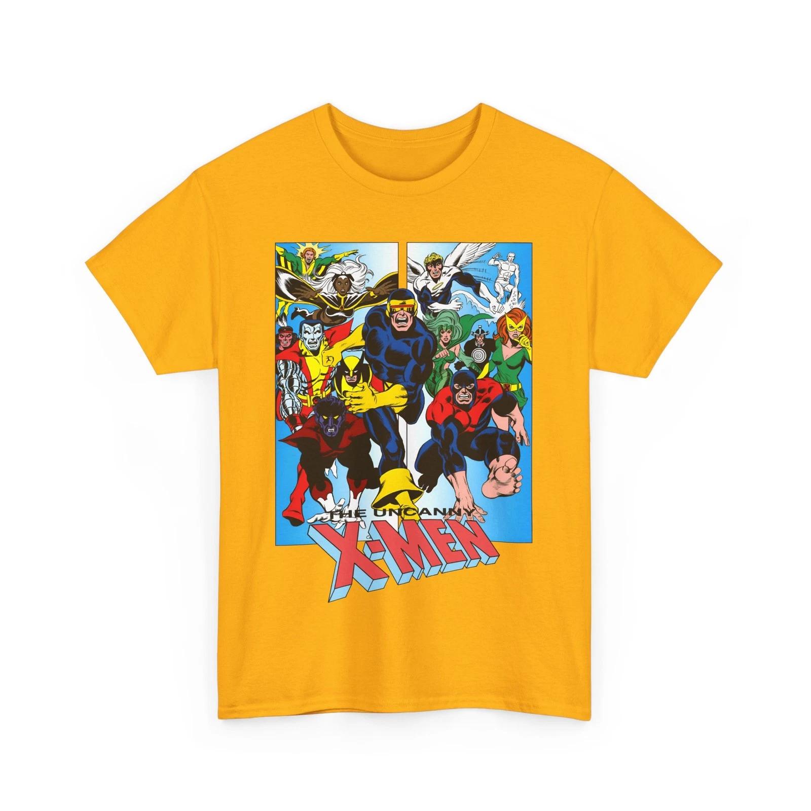 Uncanny X-Men T-Shirt - Dave Cockrum Art - Marvel Comics - Wolverine, Storm L