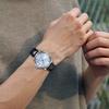 Seiko Pilot Cocktail Series Mechanical Movement Leather Strap Watch Men Watches Blue SRPB43J1