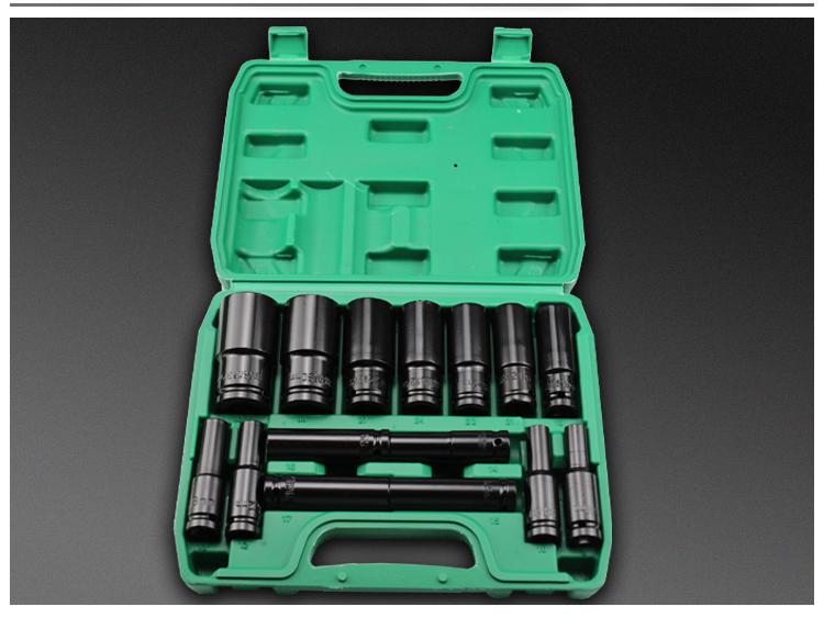 Electric Wrench Socket Set with Extended Hex Heads & Fly Electric Board Tool