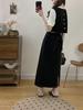 Chic Summer 2026 Women's Age-Defying Two-Piece Set: Stylish Fake Layered T-Shirt and Skirt Combo