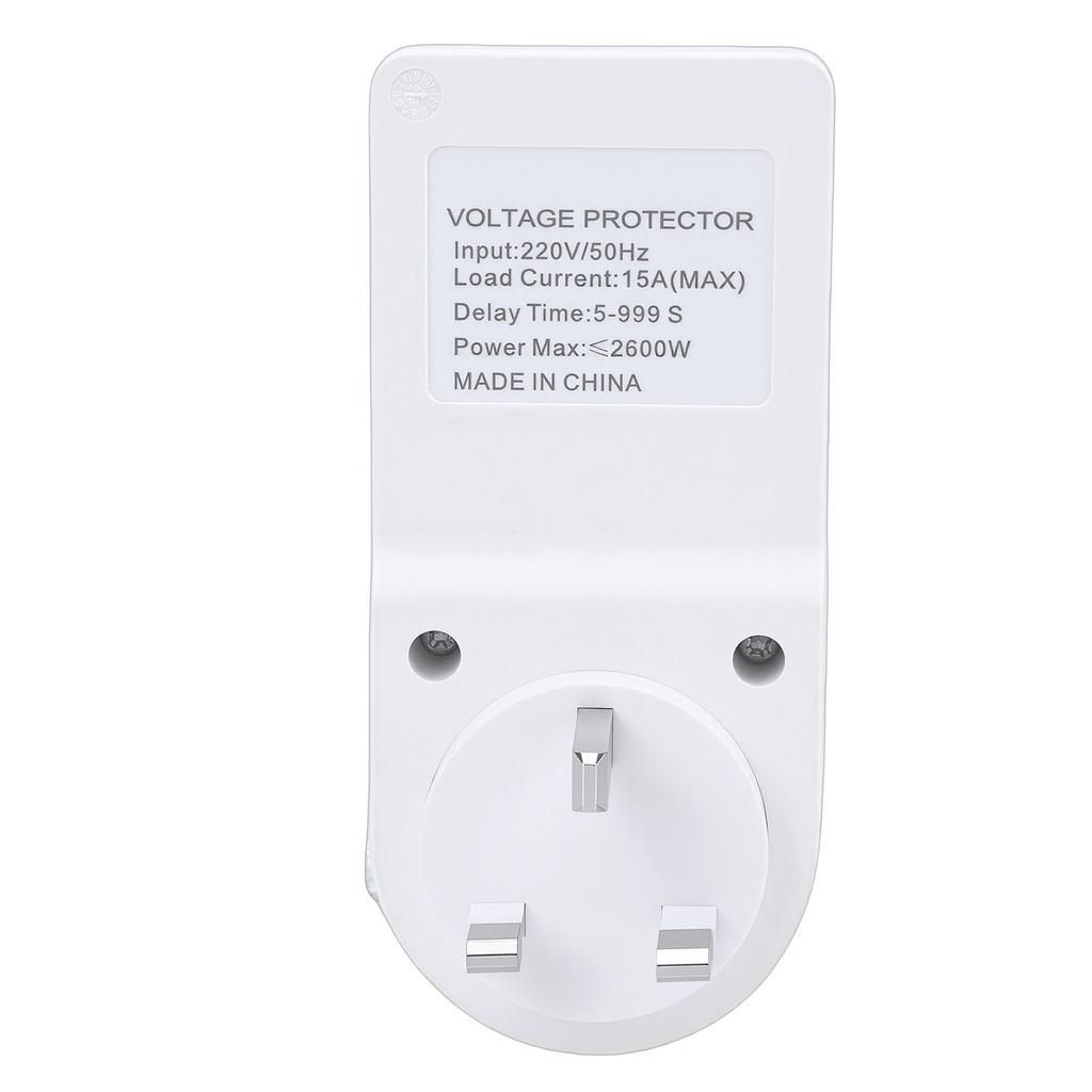 Voltage Surging Protector 20A Adjustable Safe Electrical Protect Power Socket with Digital Display UK Plug
