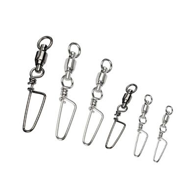 Fishing Accessories High Rolling Swivel Fishing Swivels Ball Bearing Coastlock Snap Connector