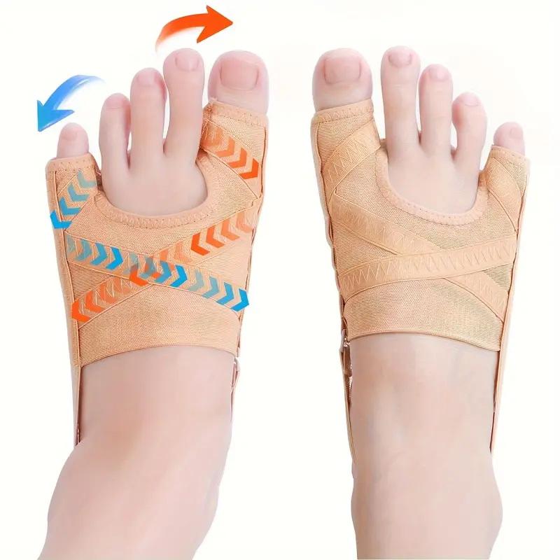 Adjustable Hallux Valgus Sleeve Spacer Separator Fabric Bunion Corrector Breathable Toe Corrector Sports Bunion Socks Running