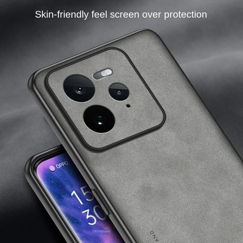 Για OPPO Realme GT 7 gt7 pro 6 NEO 7 6 5 Se find x8 ultra x8s Θήκη Μαλακή Δερμάτινη Πίσω Κάλυμμα Θήκη Για Realme GT 5 3 gt7 Pro κέλυφος