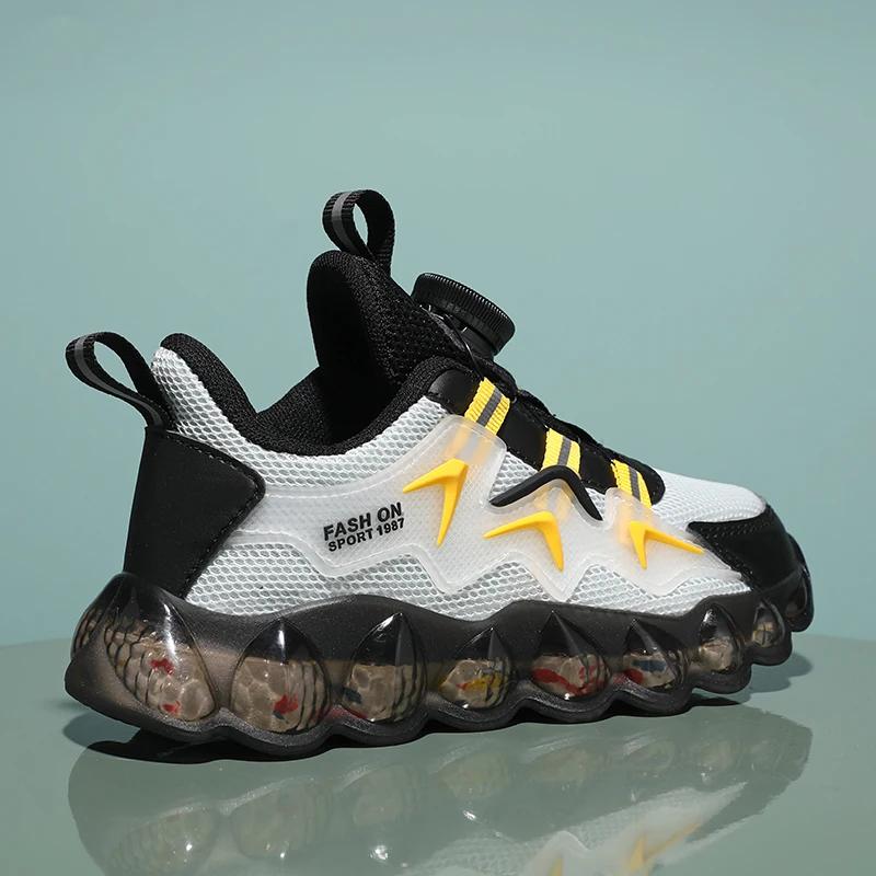 Módní dětská sportovní obuv Chlapecká Běžecká Volnočasová Síťovaná Pohodlná Outdoorová Dětská Ležérní Tenisky Tenis